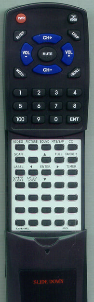 APEX PF2730 Replacement Remote