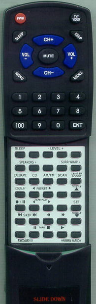 HARMANKARDON RT830004060101 Replacement Remote