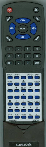 HITACHI LE40S508 Replacement Remote