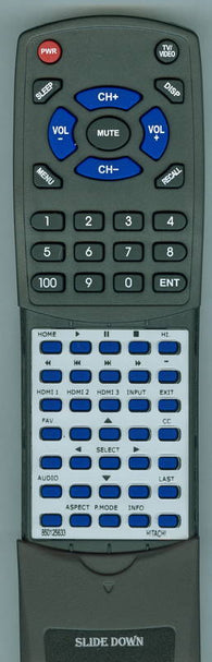 HITACHI 850125633 Replacement Remote