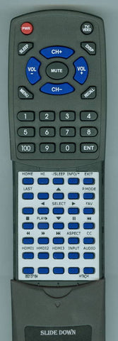 HITACHI LE39A309 Replacement Remote