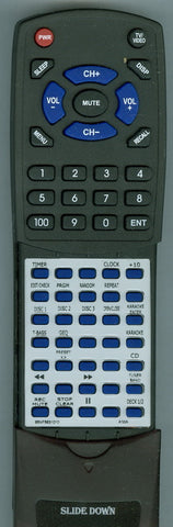 AIWA CXNV8080U Replacement Remote