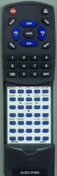 DIGIMATE DGL2700 Replacement Remote