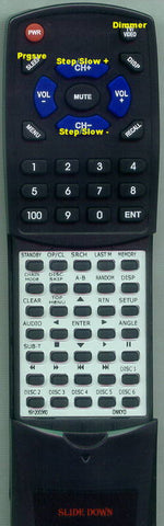 INTEGRA RT891200360 Replacement Remote