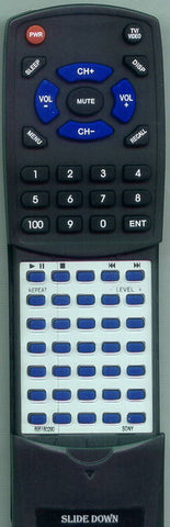 SONY D838K Replacement Remote