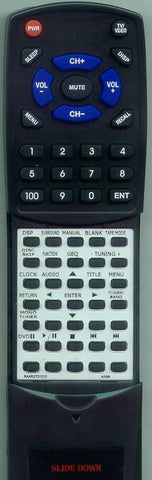 AIWA AVD67 Replacement Remote