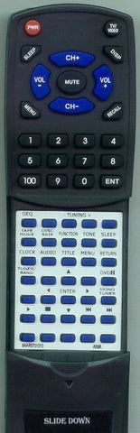 AIWA AVS17 Replacement Remote