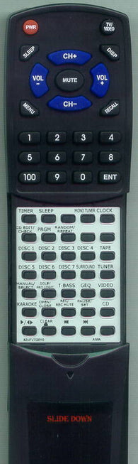 AIWA CXNHMA86U Replacement Remote