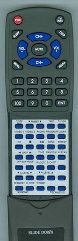 TECHWOOD PL66 Replacement Remote