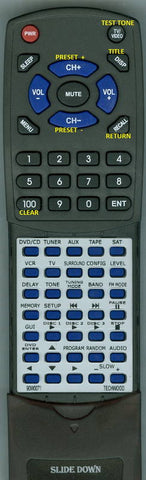 TECHWOOD 9AV77100 Replacement Remote