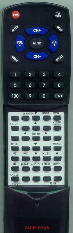 ROSEN R5001 Replacement Remote Control