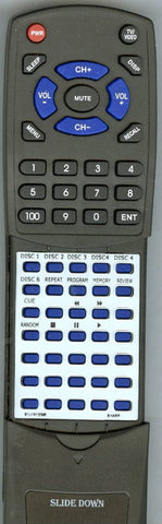 SHARP RT91U1813398 Replacement Remote