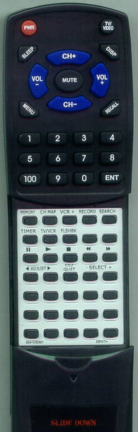 ZENITH VRM4150 Replacement Remote