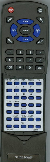 ZENITH VRC2125 Replacement Remote