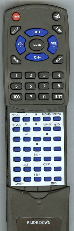 ZENITH 92410001 Replacement Remote Control - Thumbnail 3