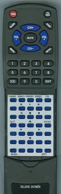 ZENITH VR4206HF Replacement Remote