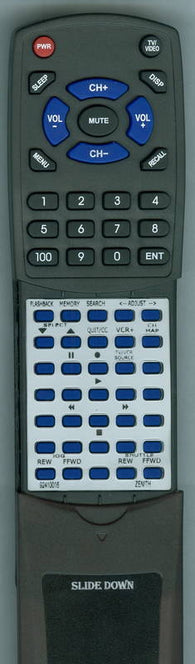 ZENITH VR4256HF Replacement Remote
