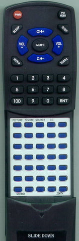 ZENITH B13A03D Replacement Remote