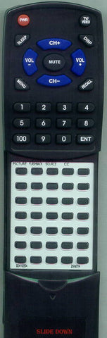ZENITH 924-10054 Replacement Remote
