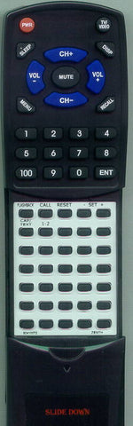 ZENITH 92410072 Replacement Remote