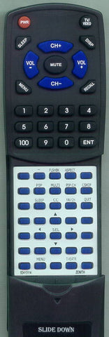 ZENITH 924-10098 Replacement Remote