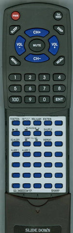 SHARP DKXL5P Replacement Remote