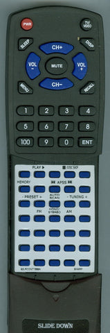 SHARP RT92LRCONT1589A Replacement Remote