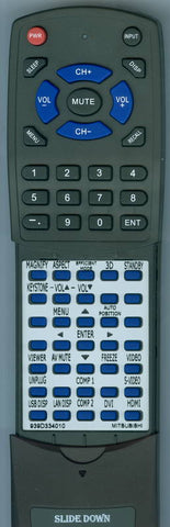 MITSUBISHI FD730U Replacement Remote
