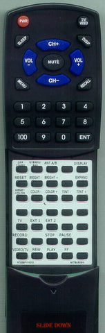 MITSUBISHI VS4591R Replacement Remote