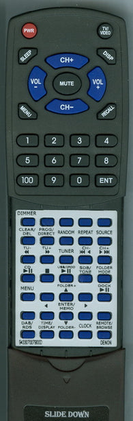 DENON RC1127 Replacement Remote