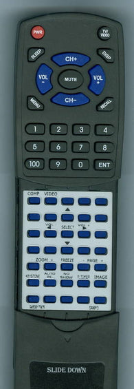 SANYO 945 061 7905 Replacement Remote