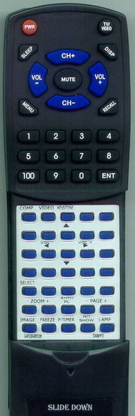 SANYO 645 084 8537 Replacement Remote