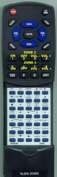 DENONINSERT RT9630081908 Replacement Remote