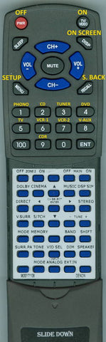 DENONINSERT 9630103006 Replacement Remote