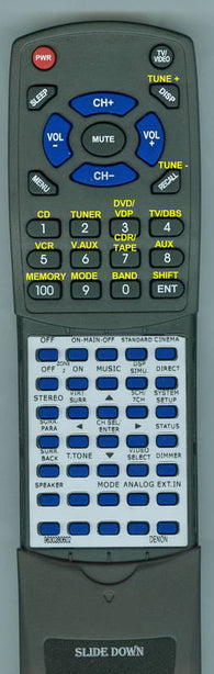 DENONINSERT RT9630280602 Replacement Remote