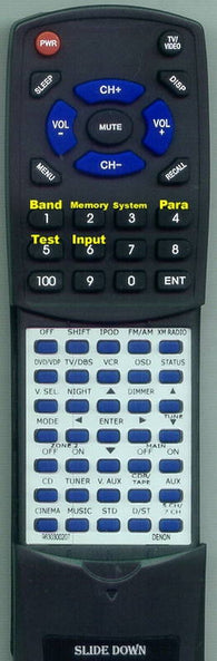 DENONINSERT RT9630300207 Replacement Remote
