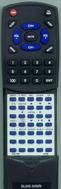ALPINE DVA9816 Replacement Remote