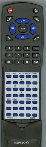 DAEWOO 97P1R2BR01 Replacement Remote