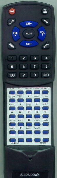 DAEWOO 97P1R2ZAA0 Replacement Remote