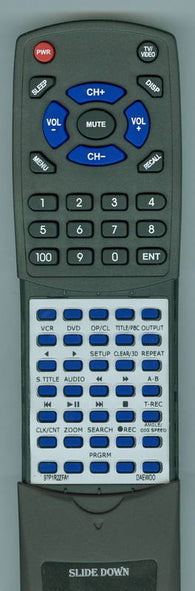 DAEWOO 97P1R2ZFA1 Replacement Remote