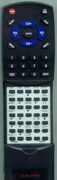 DAEWOO 97P1R2ZJA3 Replacement Remote
