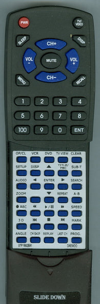 DAEWOO DV6T999B Replacement Remote