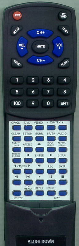 SONY SLVD300P Replacement Remote Control
