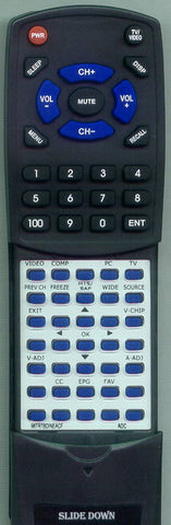 AOC 98TR7BDINEACF Replacement Remote