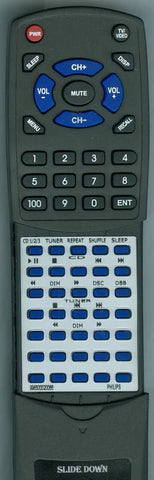 PHILIPS 996500020066 Replacement Remote