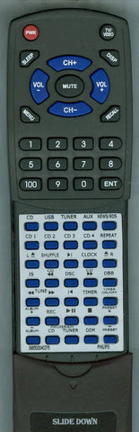 PHILIPS MCM298/37 Replacement Remote