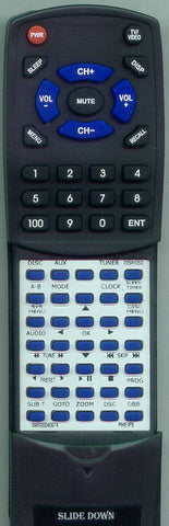 PHILIPS MCD139B37 Replacement Remote