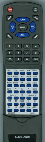 PHILIPS MCD908 Replacement Remote