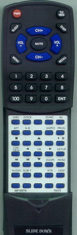 PHILIPS DCP85537 Replacement Remote