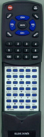 PHILIPS DVP3345 Replacement Remote